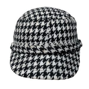 Angela & William Cadet Army Cap Multicolor OSFA Houndstooth Lightweight Blank